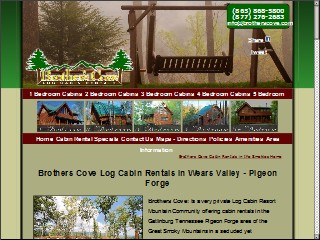 Web site www.brotherscove.com, Brothers Cove