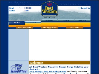 Web site www.bwplazainn.com, Best Western Plaza Inn