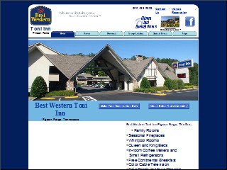 Web site www.bwtoniinn.com, Best Western Toni Inn