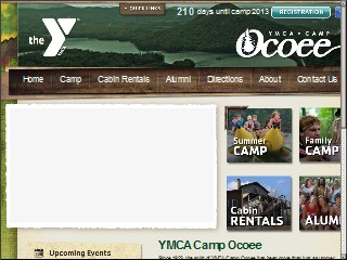 Web site www.campocoee.com, Camp Ocoee