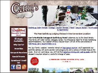 Web site www.carrscottages.com, Carr's Northside Cottages