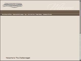 Web site www.chattanooganhotel.com, The Chattanoogan Hotel