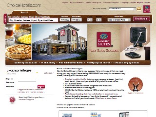 Web site www.comfortsuitehotel.com, Comfort Suites