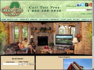 Web site www.countryoaks.com, Legacy Suites