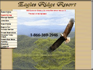 Web site www.eaglesridge.com, Eagle's Ridge Resort