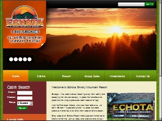 Web site www.echotaresort.com, Echota Resort