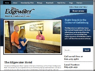 Web site www.edgewater-hotel.com, Edgewater Hotel