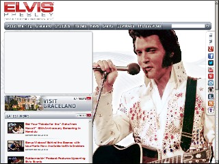 Web site www.elvis.com, Elvis Presley Heartbreak Hotel