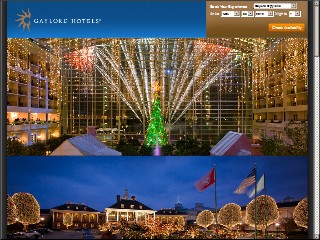 Web site www.gaylordhotels.com, Radisson Hotel Opryland