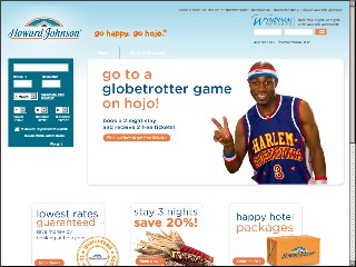 Web site www.hojo.com, Quality Inn & Suites