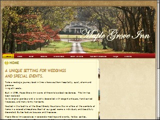Web site www.maplegroveinn.com, Maple Grove Inn