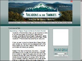 Web site www.mountaintopresorts.com, Mountaintop Resorts