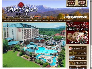 Web site www.musicroadhotel.com, Music Road Hotel