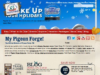 Web site www.mypigeonforge.com, Ramada Inn