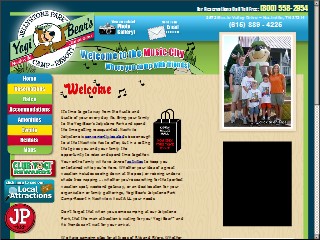 Web site www.nashvillejellystone.com, Yogi Bear's Jellystone Park