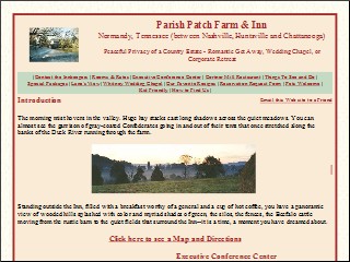 Web site www.parishpatch.com, Parish Patch Farm & Inn