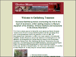 Web site www.riverhousemotels.com, Riverhouse Motor Lodge
