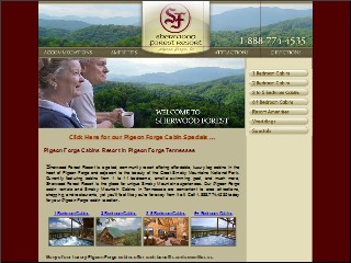 Web site www.sherwoodforestresort.com, Sherwood Forest Resrt Cabin