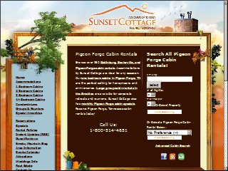 Web site www.sunsetcottage.com, Accommodations By Sunset Cttg