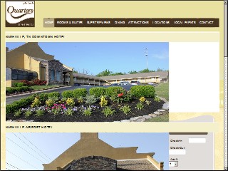 Web site www.thequartersinn.com, Antioch Quarters Inn and Suites