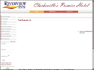 Web site www.theriverviewinn.com, Riverview Inn