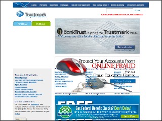 Web site www.trustmark.com, Trustmark National Bank