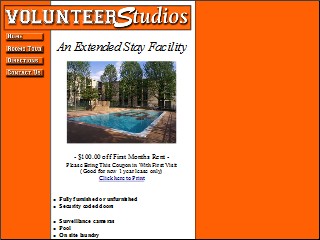Web site www.volunteerstudios.com, Volunteer Studios & Extended