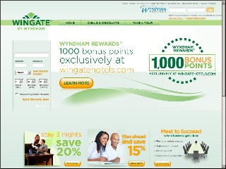 Web site www.wingateinns.com, Wingate Inn Nashville